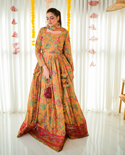 MUSTARD LEHENGA