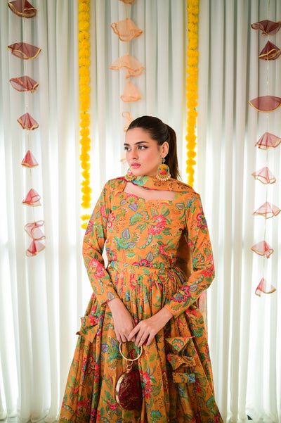 MUSTARD LEHENGA