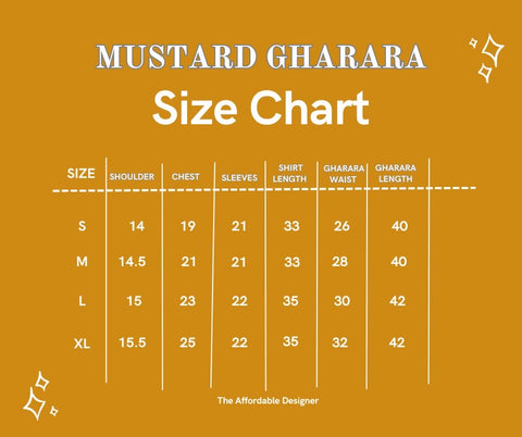 MUSTARD GHARARA