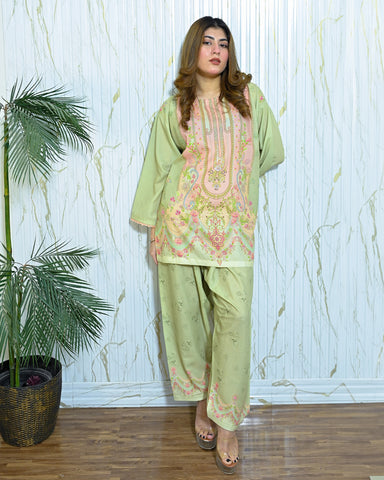 Mint green shalwar kameez