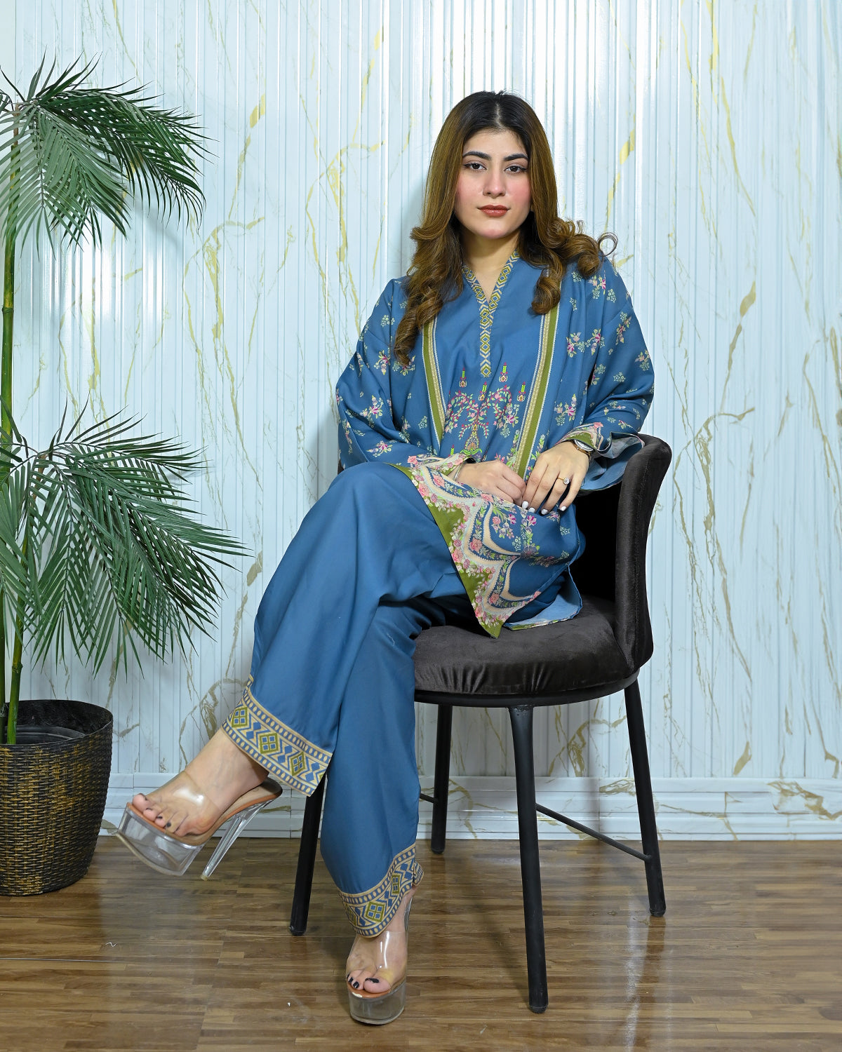 scallop shalwar kameez