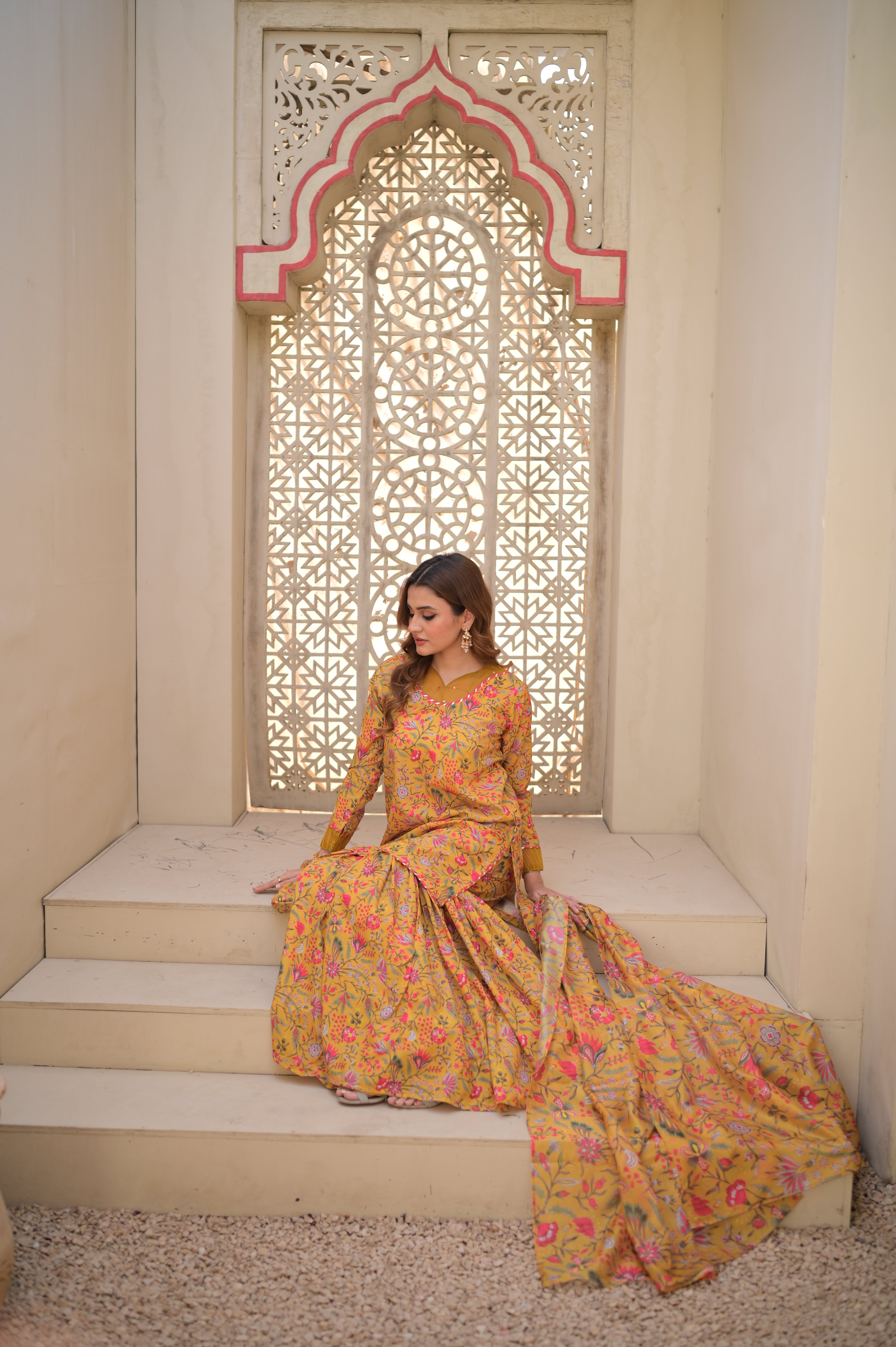 MUSTARD GHARARA